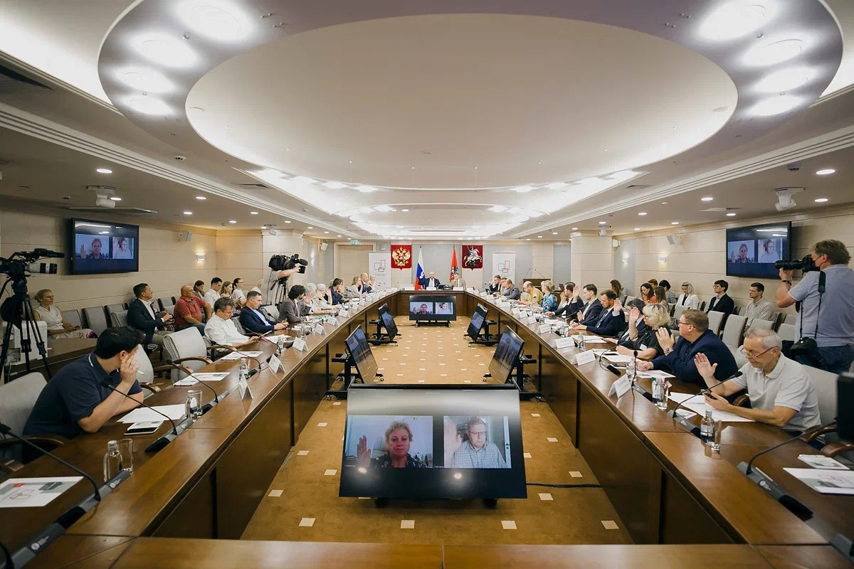 Заседание Общественного штаба по наблюдению за выборами в Москве.